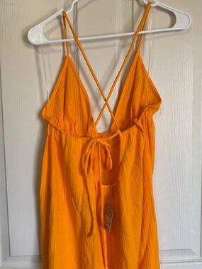 a new day Orange Spaghetti-Strap Maxi Dress